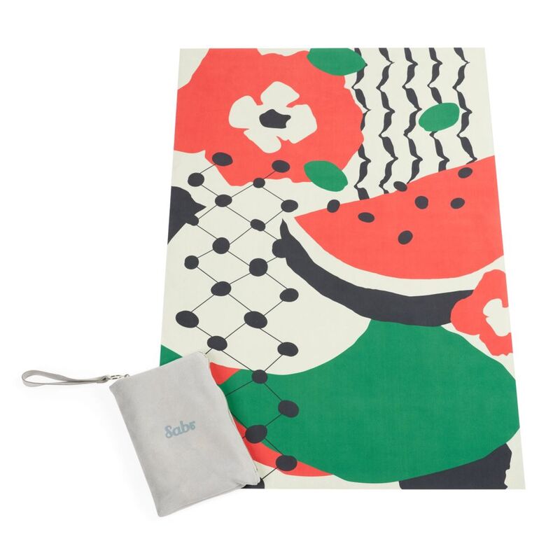 Sabr Palestine Edition Min Houna Compact Prayer Mat (67 x 108 x 0.1cm)