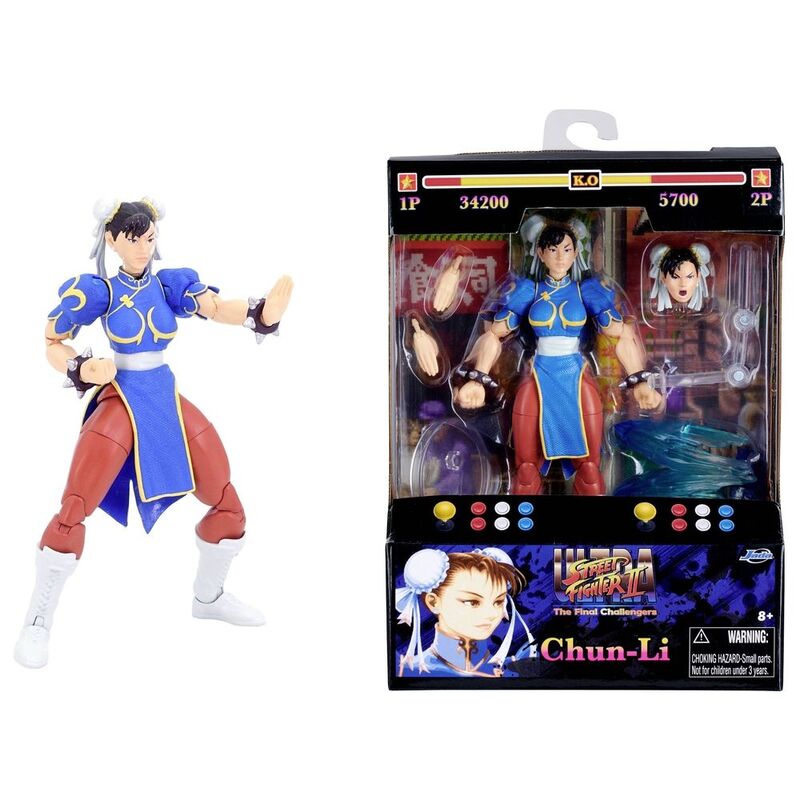 Jada Toys Street Fighter 2 Chun-Li 6-Inch Action Figure Jada Toys Street Fighter 2 Chun-Li 6-Inch Action Figure