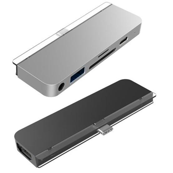 HYPER HyperDrive 6-in-1 USB-C Hub Silver for iPad Pro