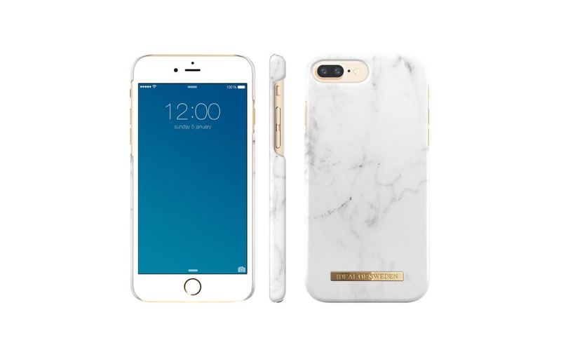 iDeal Fashion Case White Marble For iPhone 7 Plus