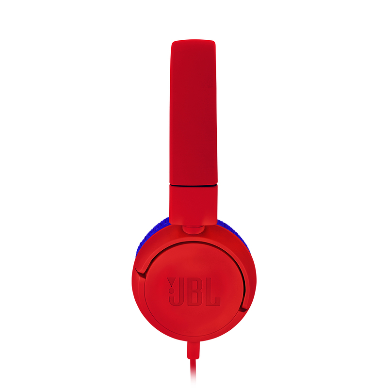 سماعات الرأس جونيور 300 من جيه بي إل، باللون الأحمر