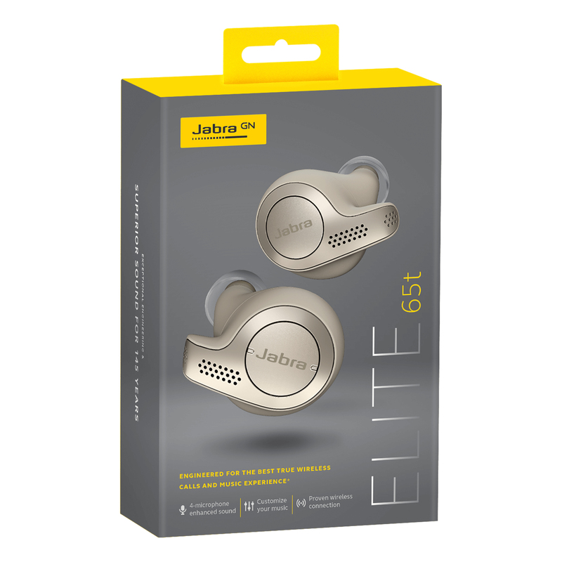 Jabra Elite 65t Wireless In-ear Earphones Gold/Beige