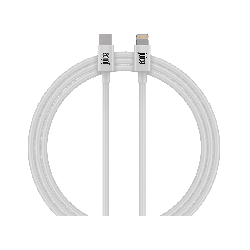 Juice Lightning Cable to Type-C 2M Round White