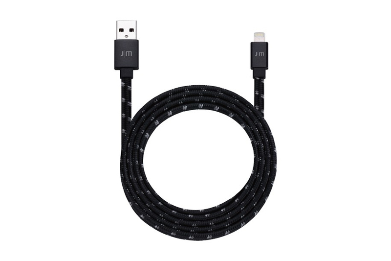 Just Mobile Alucable Flat Braided Lightning Cable 1.2M Black