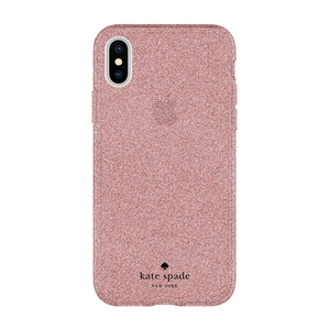 Kate Spade NY Flexible Glitter Case Rose Gold for iPhone X