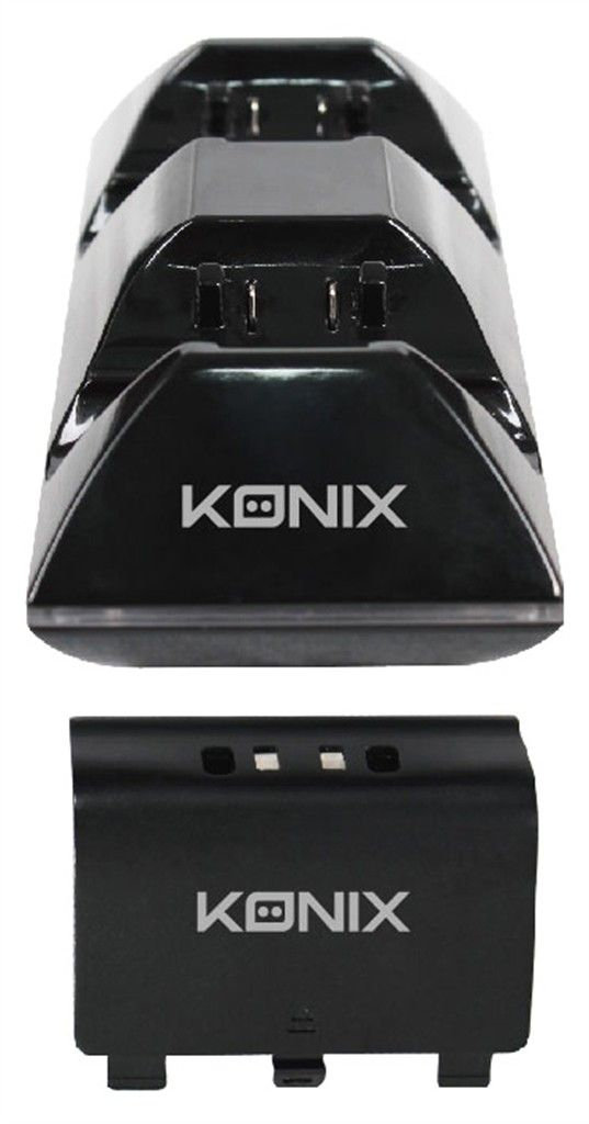 Konix Dual Charge Base & 2 Batteries for Xbox One