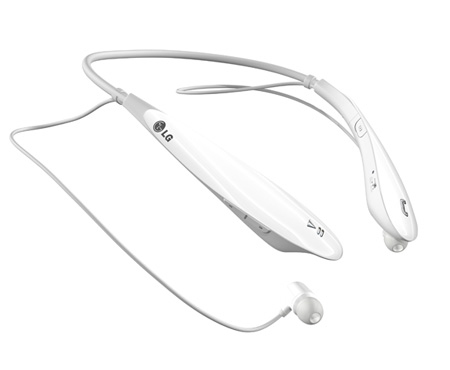 Lg Hbs-800 Bluetooth Stereo White Earphones