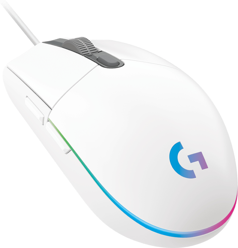 Logitech G 910-005797 G203 Lightsync Optical Gaming Mouse White 8000 Dpi