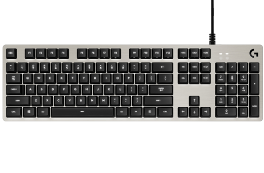 Logitech G 920-008476 G413 Keyboard Wired Mechanical Silver White LED