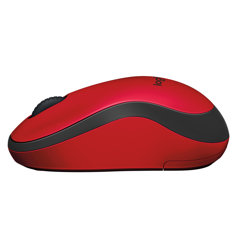 Logitech 910-004880 M220 Rf Wireless Optical Mouse Black/Red Ambidextrous