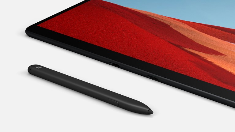 قلم الشاشة الرفيع من مايكروسوفت، لون أسود