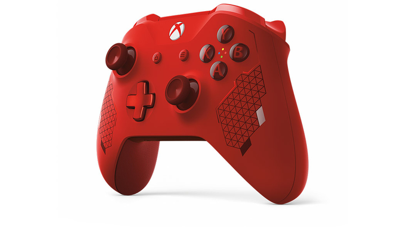 Microsoft Xbox One Sporty Red Wireless Controller