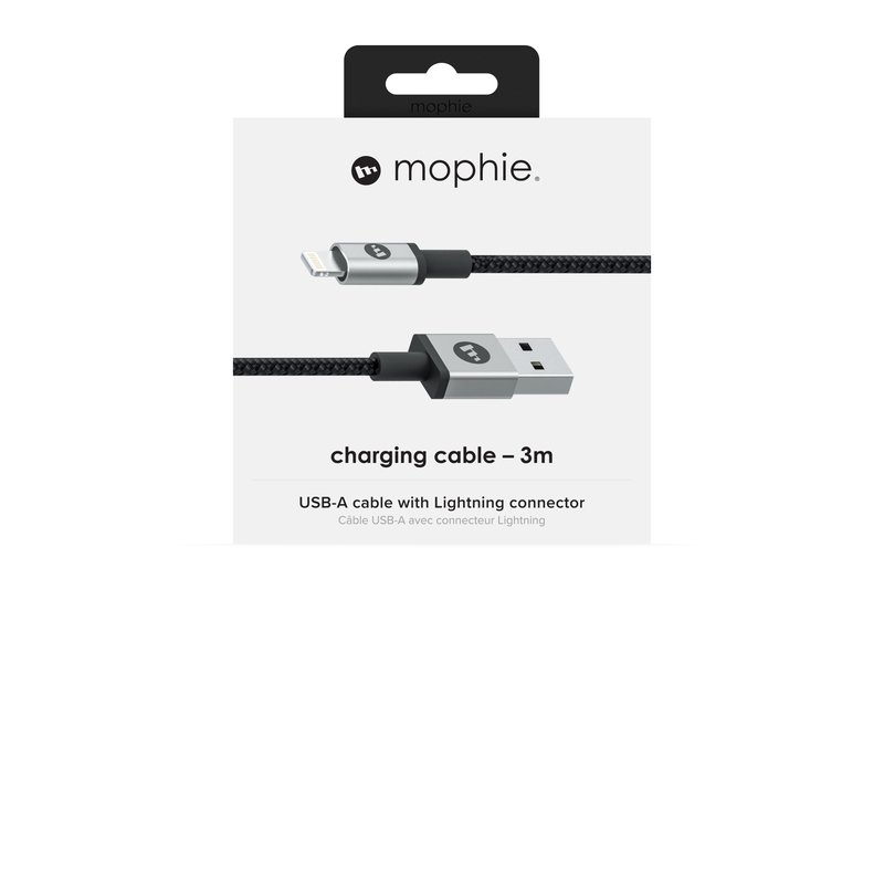 Mophie USB-A to Lightning Cable 3m Black