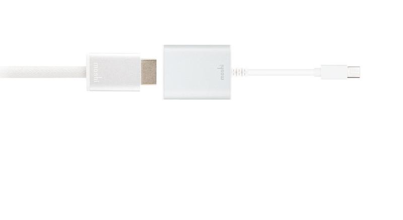 Moshi Mini Display Port To HDMI Adapter 4K Silver