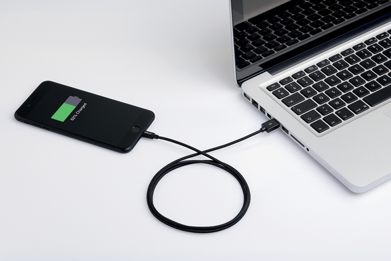 PNY Braided Lightning Cable Black