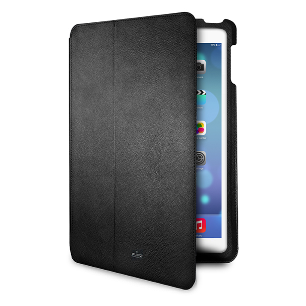 Puro Folio Ultra-Slim Cover Black with Magnet Stand Up for iPad Air