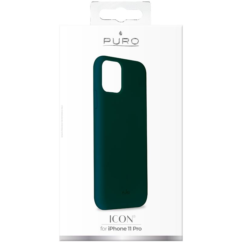 Puro Cover Silicon Dark Green for iPhone 11 Pro