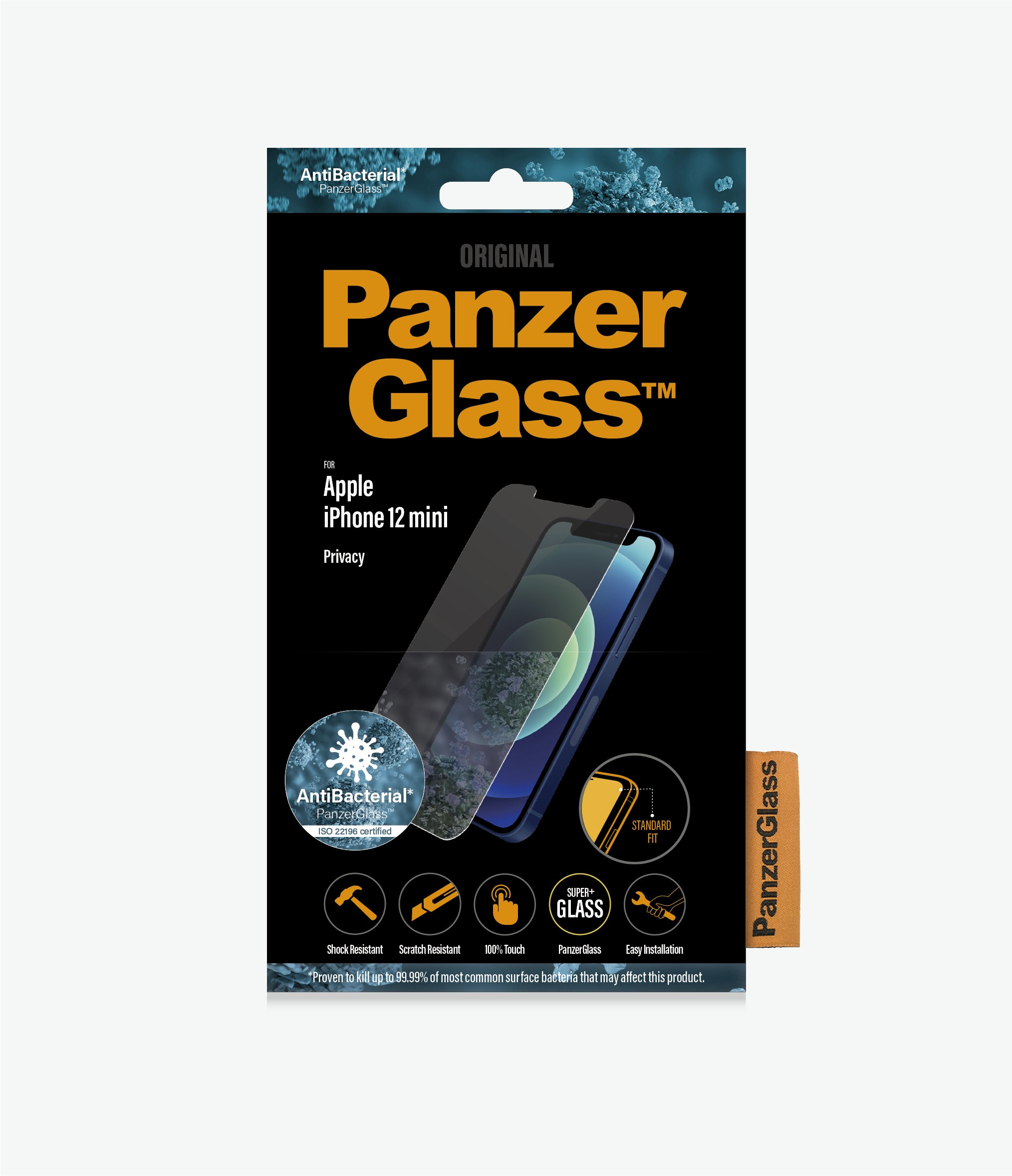 Panzer Glass Standard Fit Privacy for iPhone 12 Mini