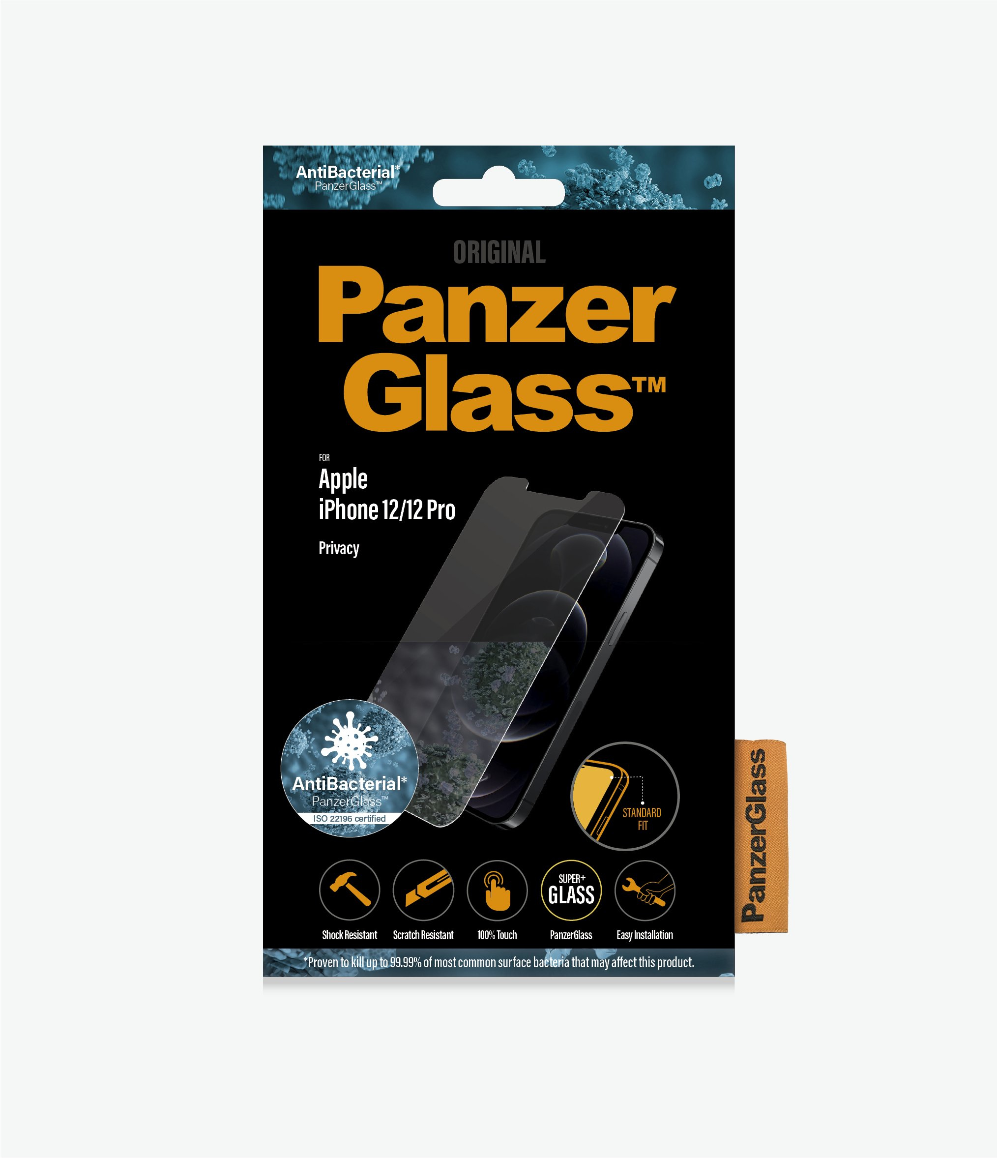 Panzer Glass Standard Fit Privacy for iPhone 12 Pro/12