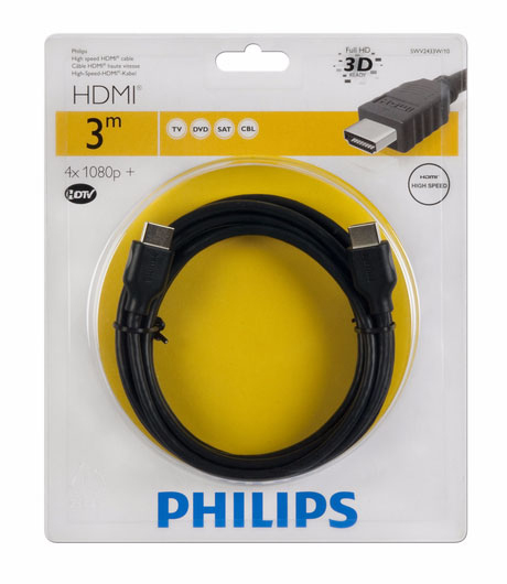 Philips 100 Series Nickle Plated HDMI 3M