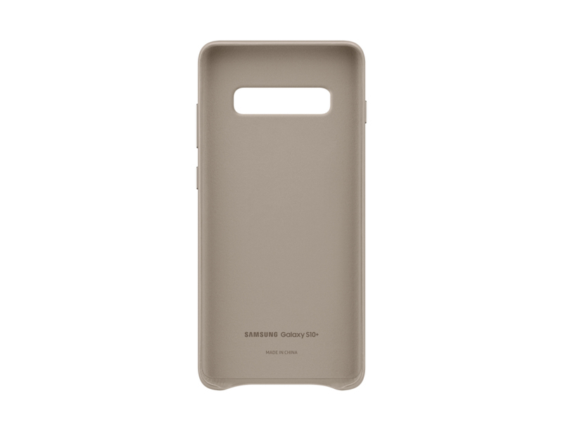 Samsung Leather Cover Grey for Galaxy S10+