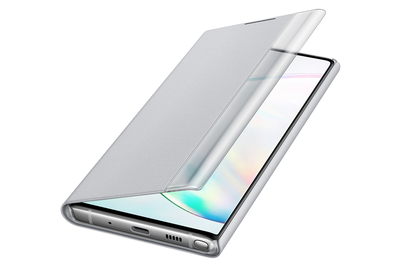 Samsung Clear View Cover Silver for Galaxy Note 10