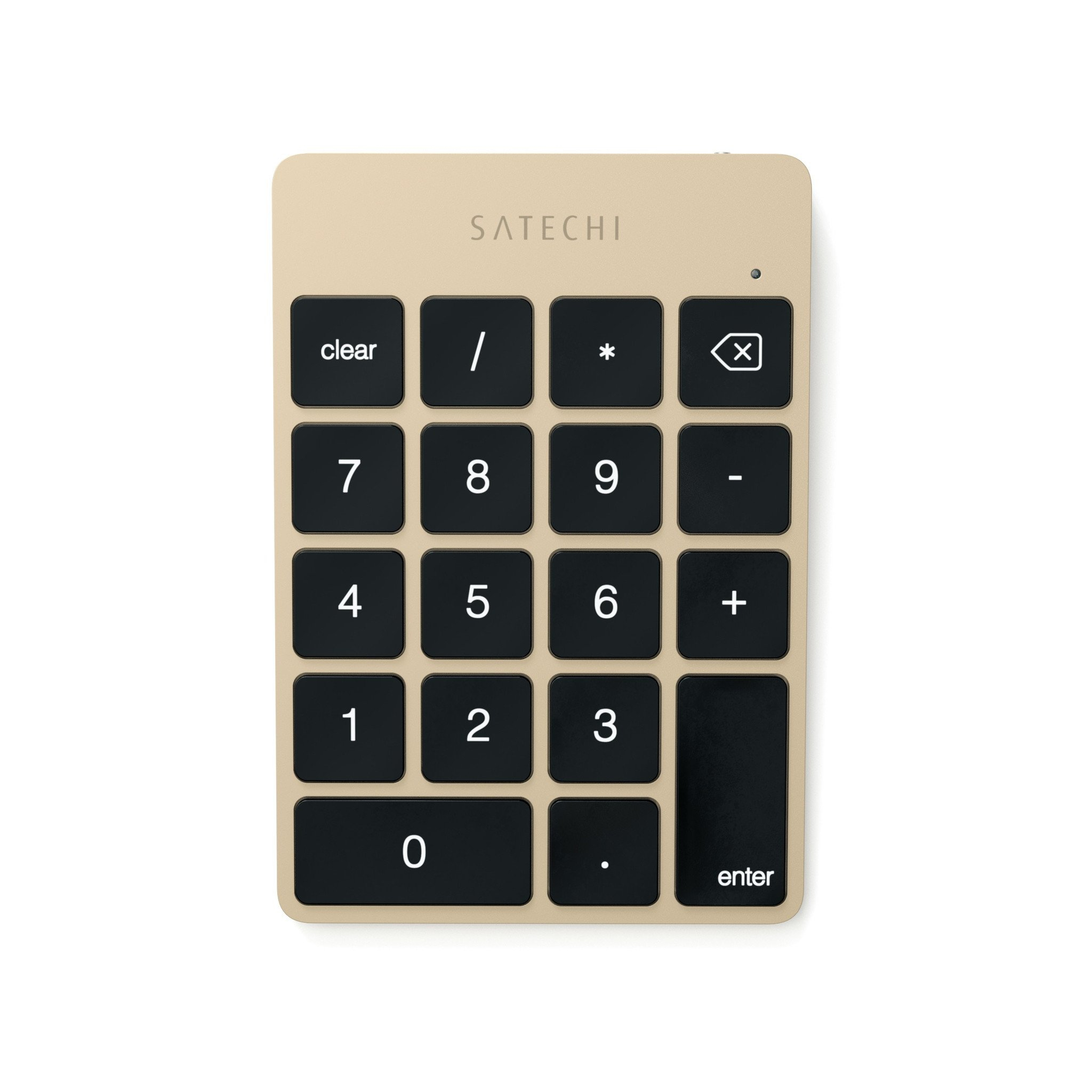 لوحة مفاتيح لاسلكية رفيعة من ساتيتشي باللون الذهبي