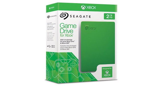Seagate 2TB Green Game Drive Xbox 360/One