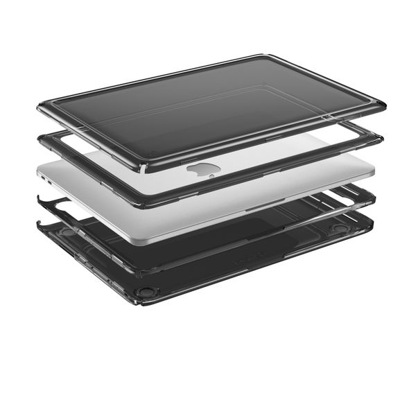 Speck Presidio Clear Case Onyx Black for Macbook Pro 13