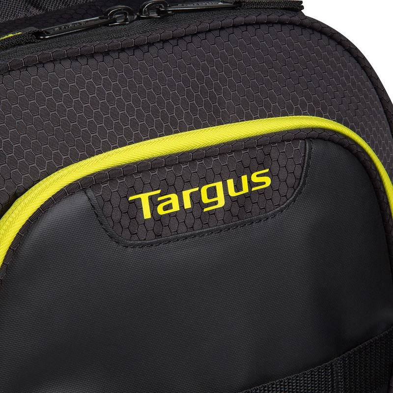 حقيبة ظهر بمقاس ١٥.٦ بوصة من تارجوس مناسبة للعمل واللعب - أسود / أصفر