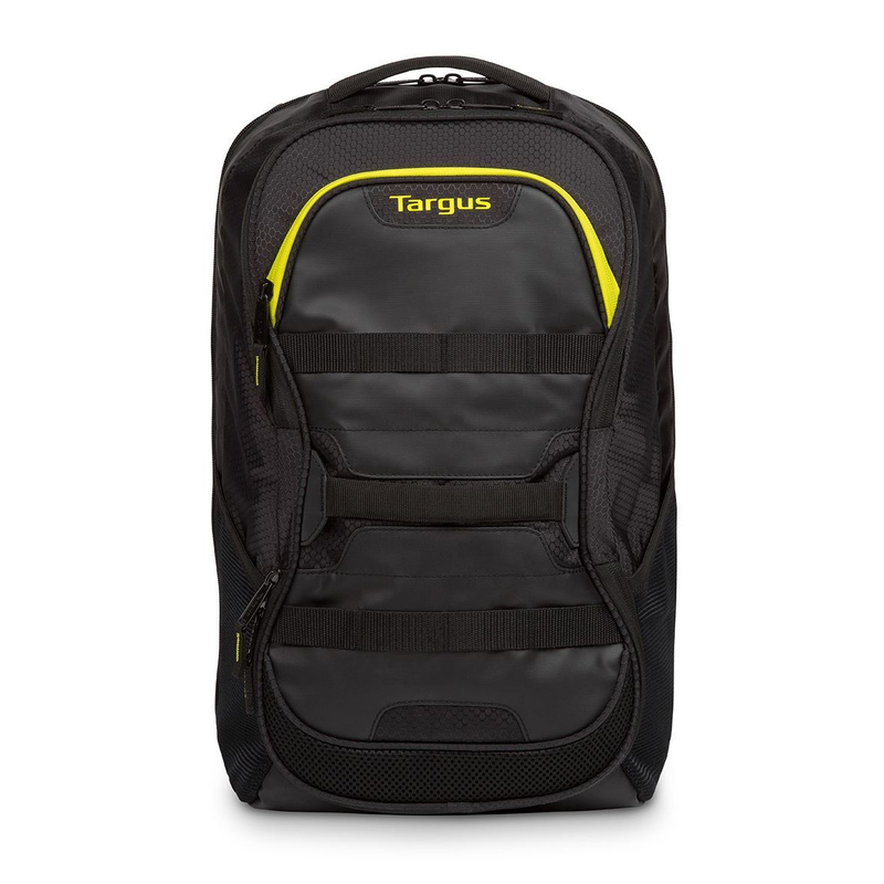 حقيبة ظهر بمقاس ١٥.٦ بوصة من تارجوس مناسبة للعمل واللعب - أسود / أصفر