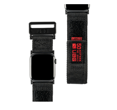 حزام حافظة (يو أي جي) ٤٠/٣٨ ملم أسود نشط لساعة أبل