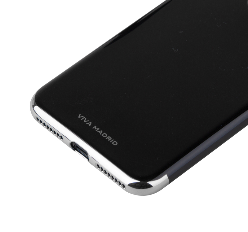Viva Madrid Caviar TPU Back Case Gunmetal For iPhone 8/7