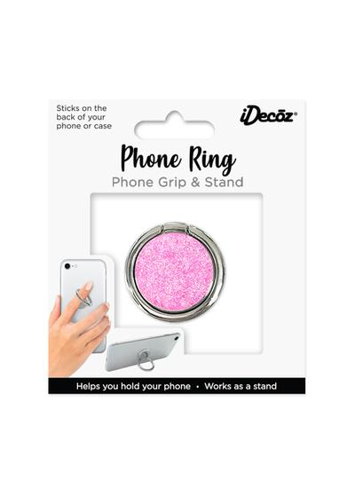 iDecoz Pink Glitter Phone Ring